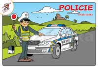 Omalovánky A5 Policie